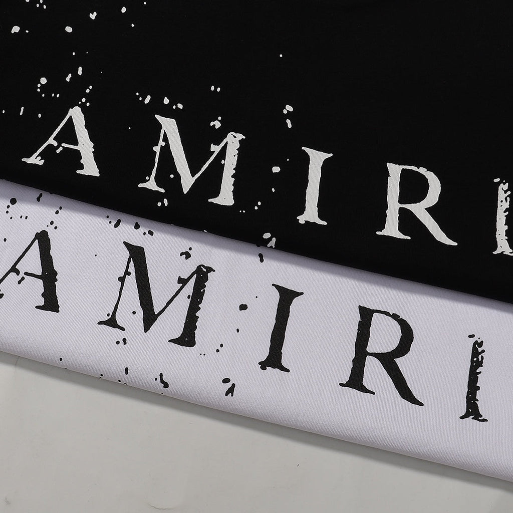 AMRI Ink-Splash Print T-Shirt