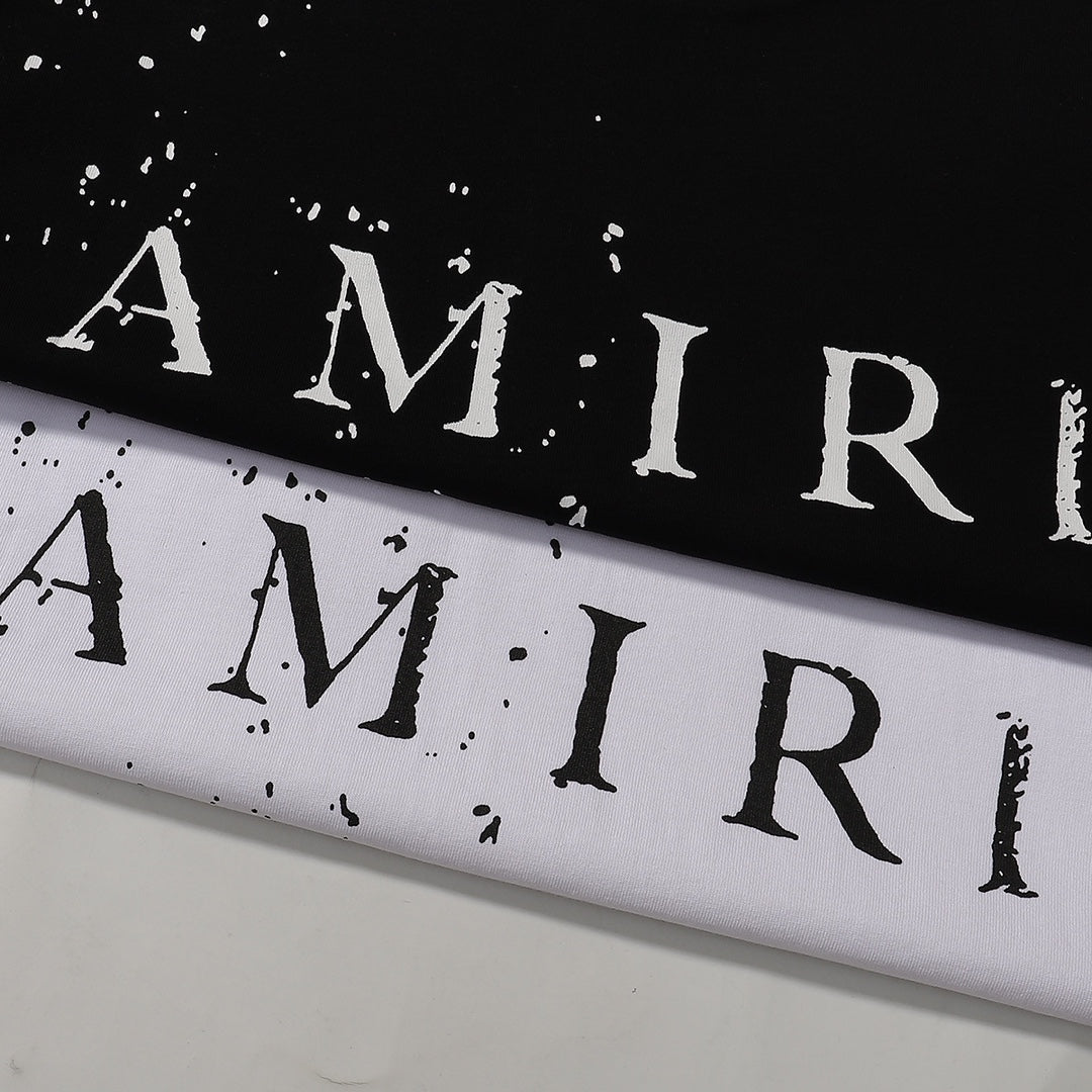 AMRI Ink-Splash Print T-Shirt