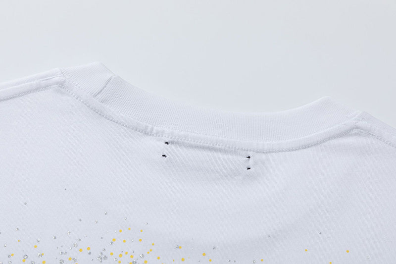 AMRI Crystal Embellished Champagne Logo T-Shirts