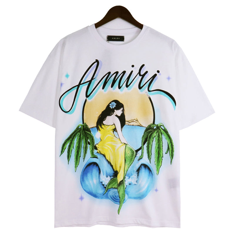 AMRI Mermaid short-sleeved cotton T-Shirt