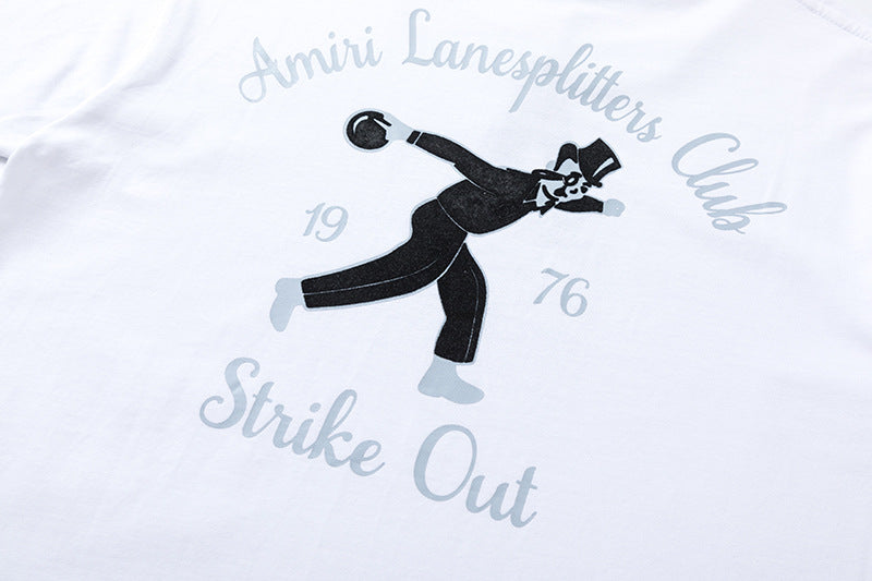 AMRI Lanesplitters logo-print cotton T-Shirt