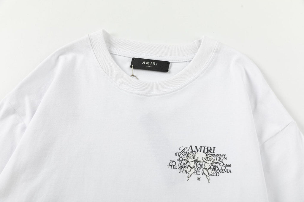 AMRI Crew Neck Unisex Street Style Plain Cotton T-Shirt
