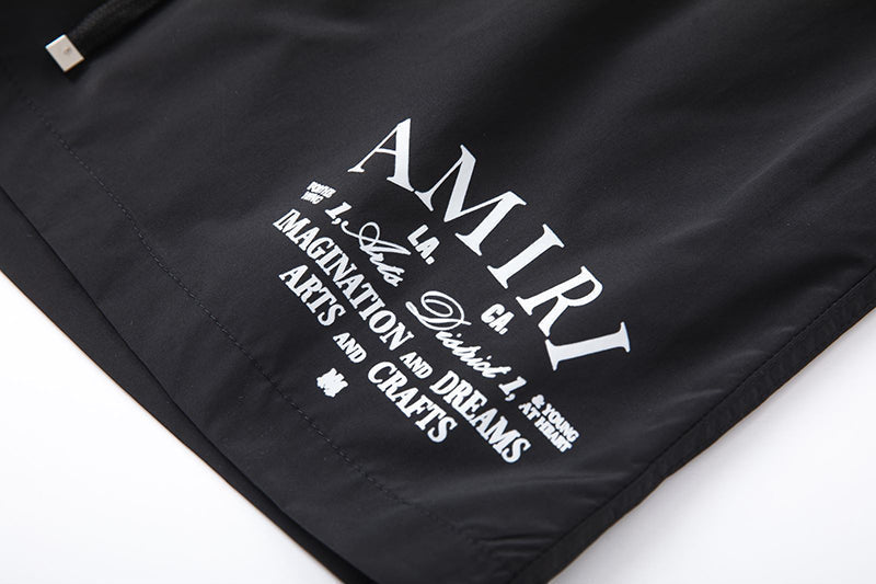 AMRI Logo-print Swim Shorts