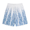 AMRI logo-print gradient silk shorts