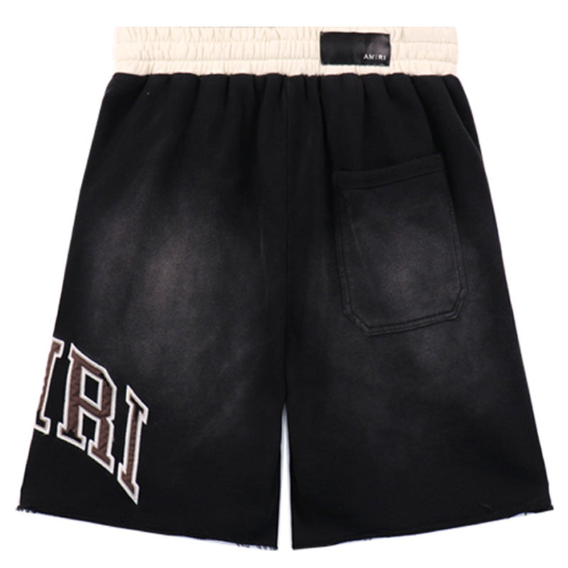 AMRI Straight-Leg Logo-Appliquéd Cotton-Jersey Shorts