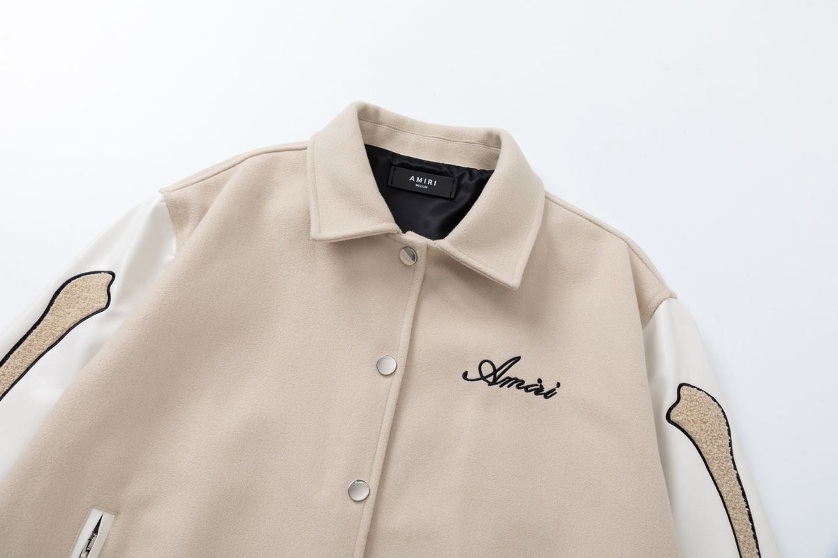 AMRl Bones Varsity Jacket
