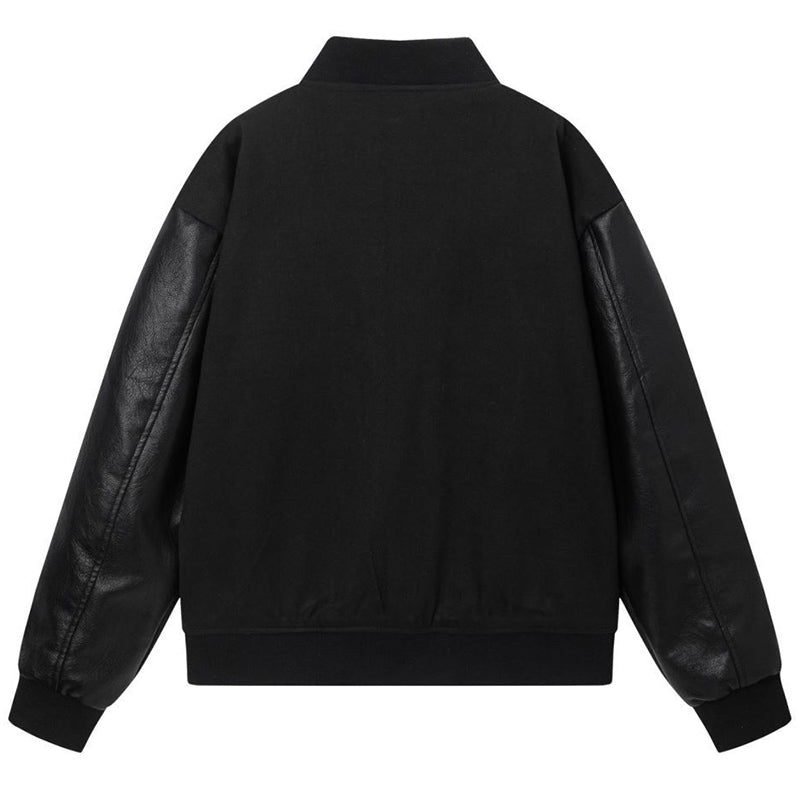 AMRl Staggered Logo Varsity Jacket