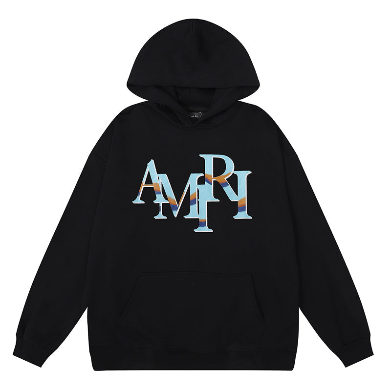 AMRI Bones Logo-Embroidered Hoodie
