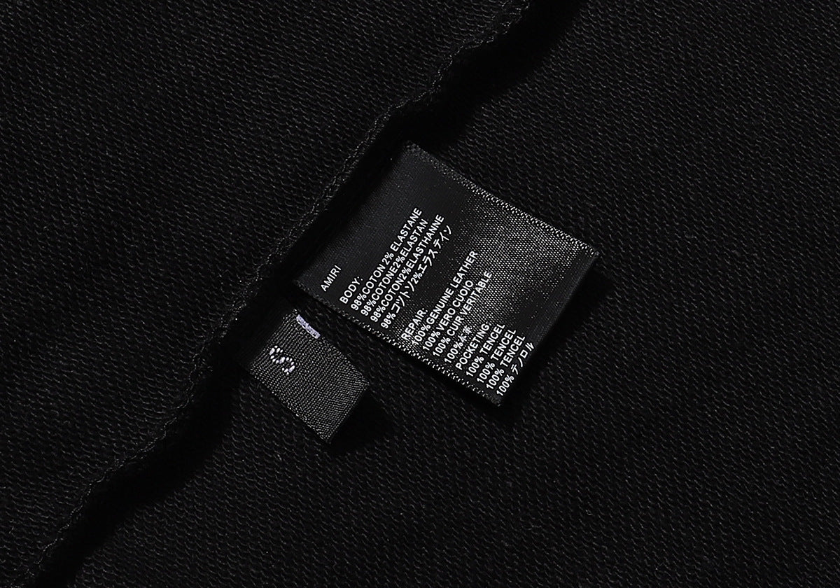 AMRI Bones Logo-Embroidered Hoodie