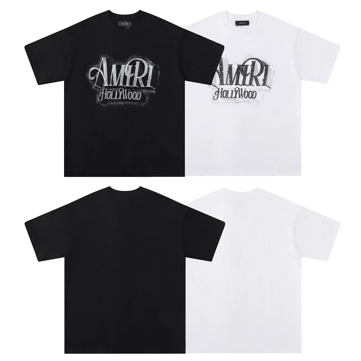 AMRI Logo crystal-embellished cotton T-shirt