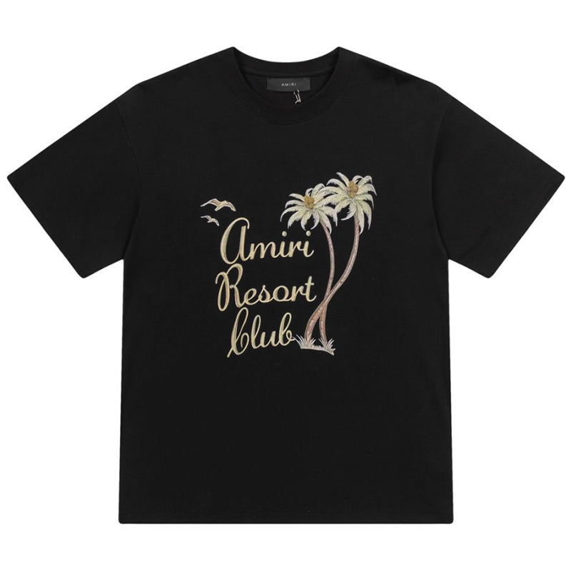 AMRI Twisted Palms Cotton T-Shirts