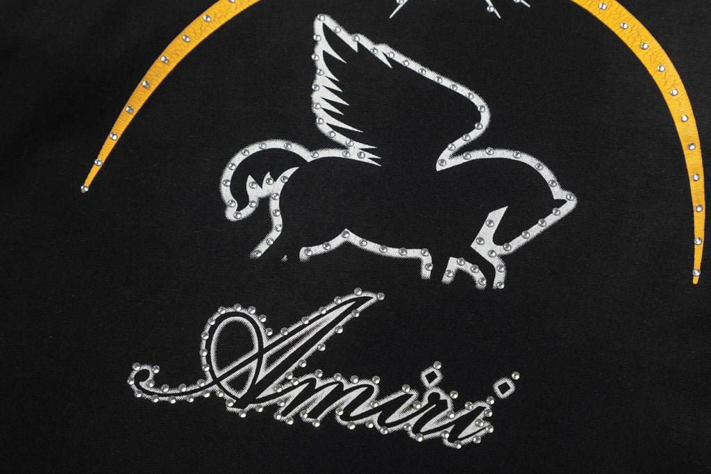 AMRI Crystal Pegasus Graphic T-Shirt