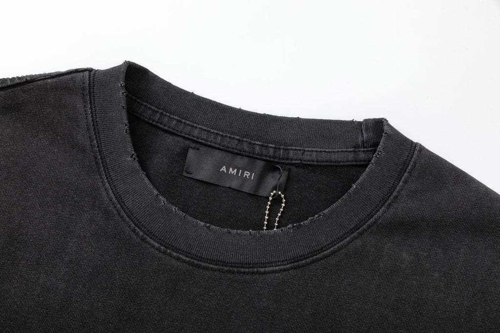 AMRI Lounge Crystal Embellished Cotton Graphic T-Shirt