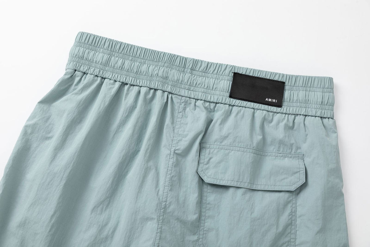AMRI Starburst logo shell swim shorts