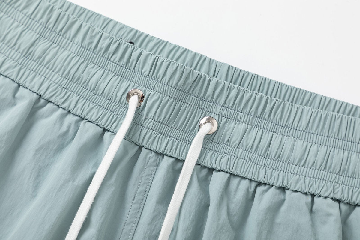 AMRI Starburst logo shell swim shorts