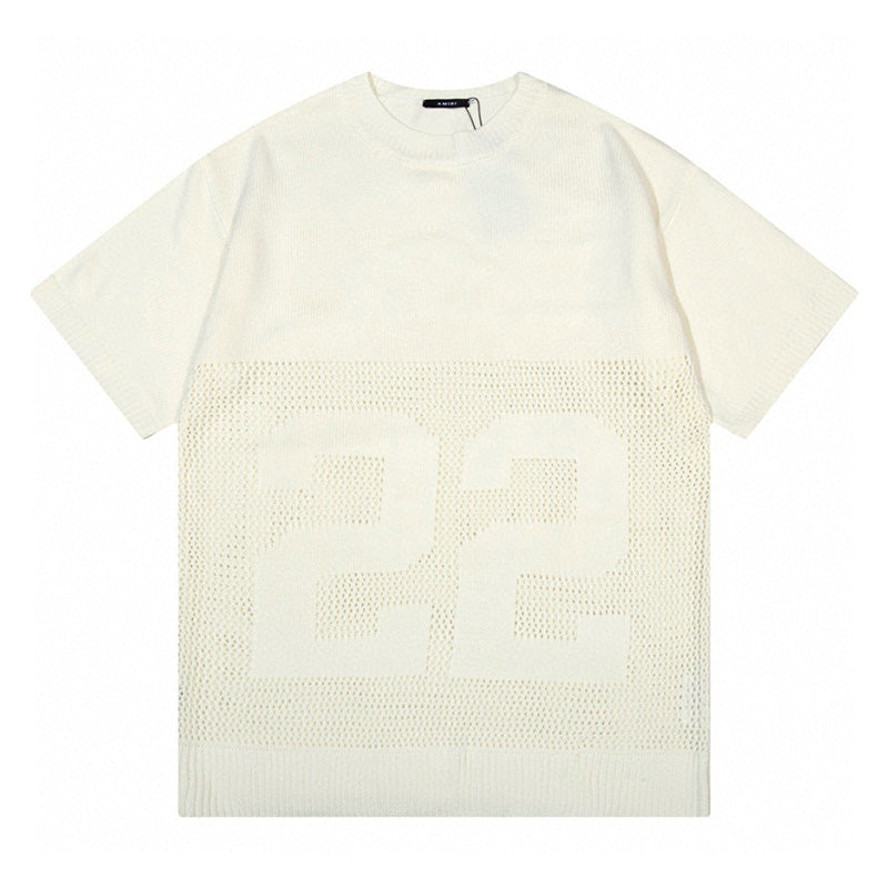AMRI Logo-Embossed Fine Knit Jumper