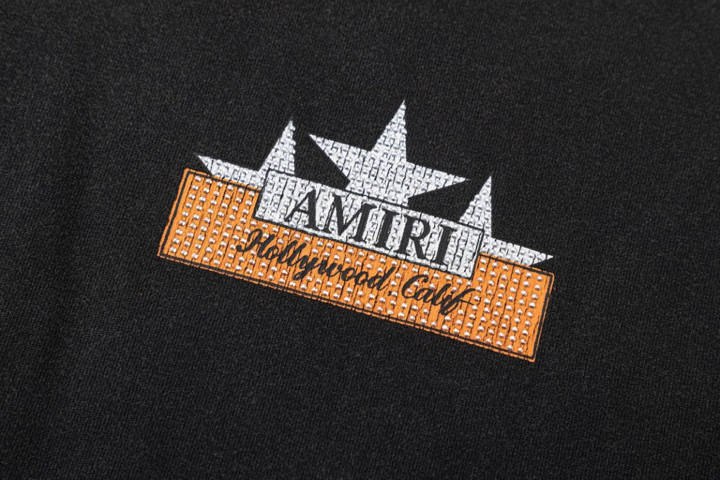 AMRI Vintage Crystal Star T-Shirt