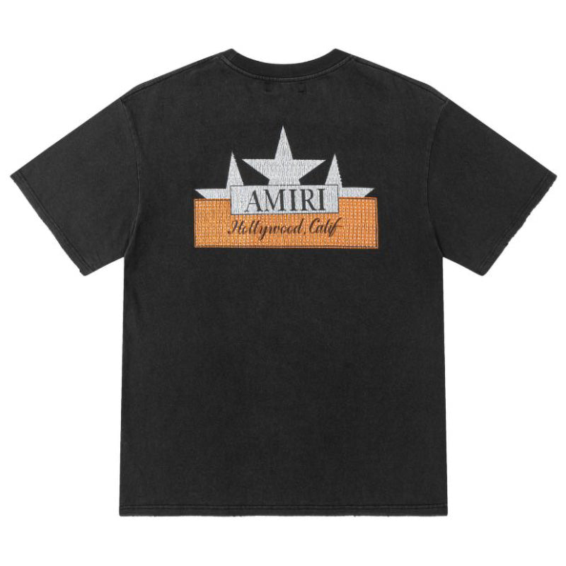 AMRI Vintage Crystal Star T-Shirt