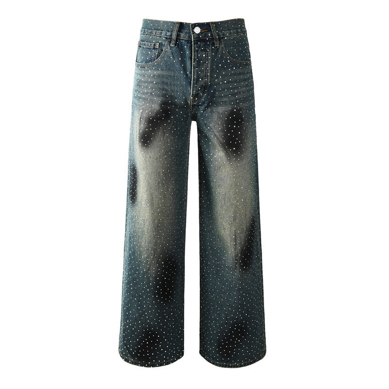 Purple Brand Crystal Diamond Jeans #106