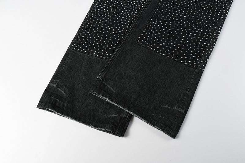Purple Brand Crystal Diamond Jeans #104