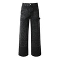 Purple Brand Crystal Diamond Jeans #104