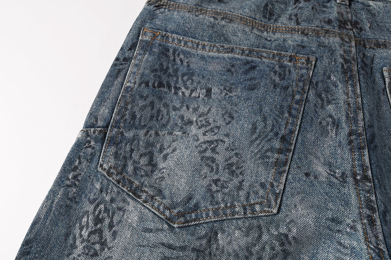 Purple Brand Crystal Diamond Jeans #100
