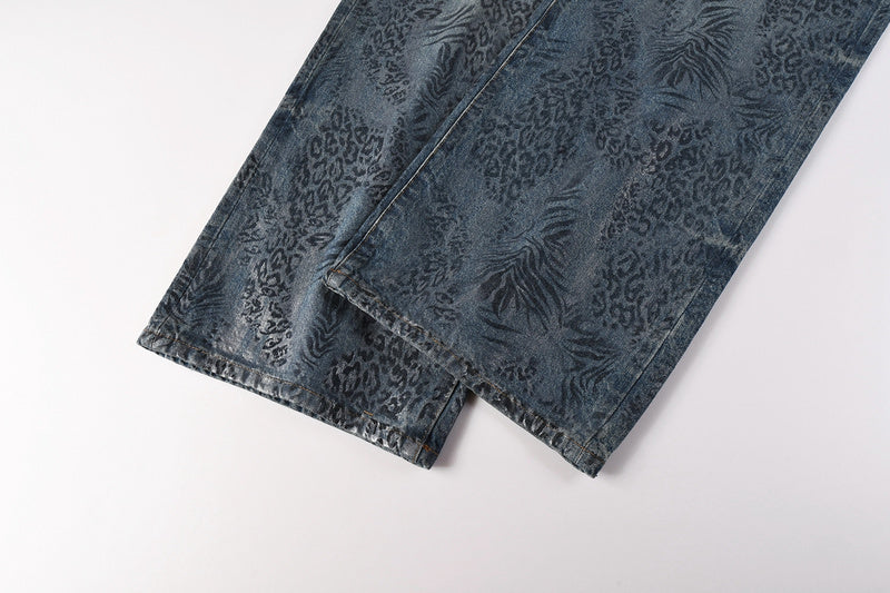 Purple Brand Crystal Diamond Jeans #100