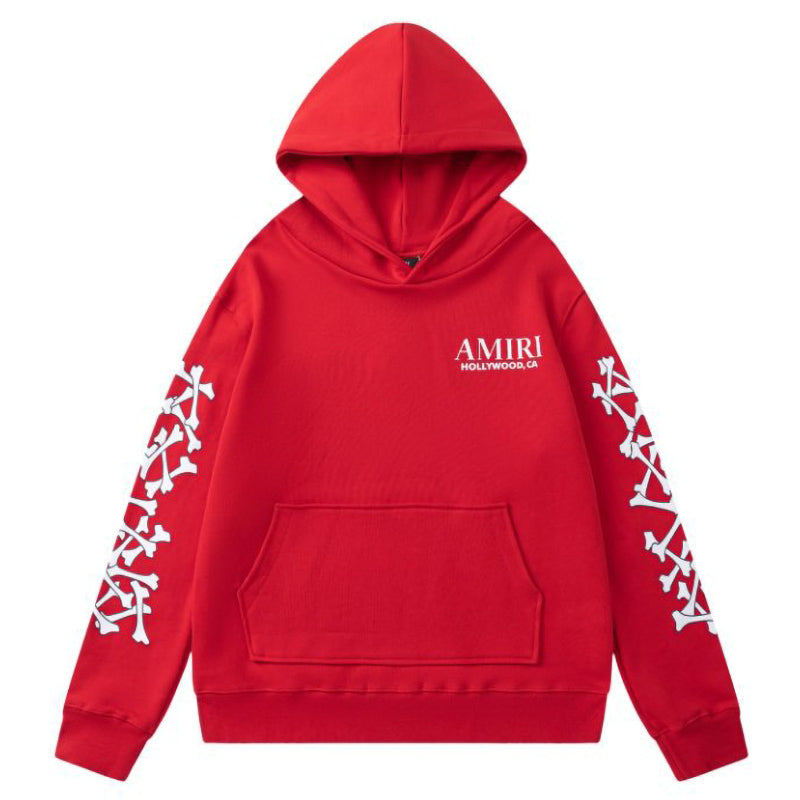 AMRl Stacked Bones Hoodies