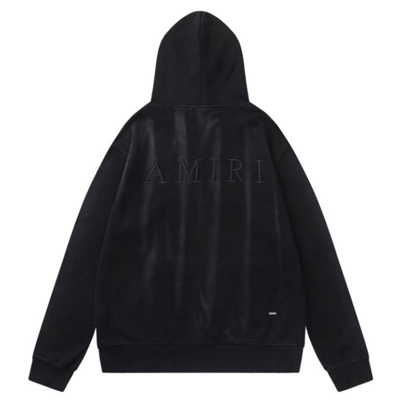 AMRI Faded-Effect Hoodie