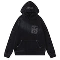 AMRI outline-pocket hoodie