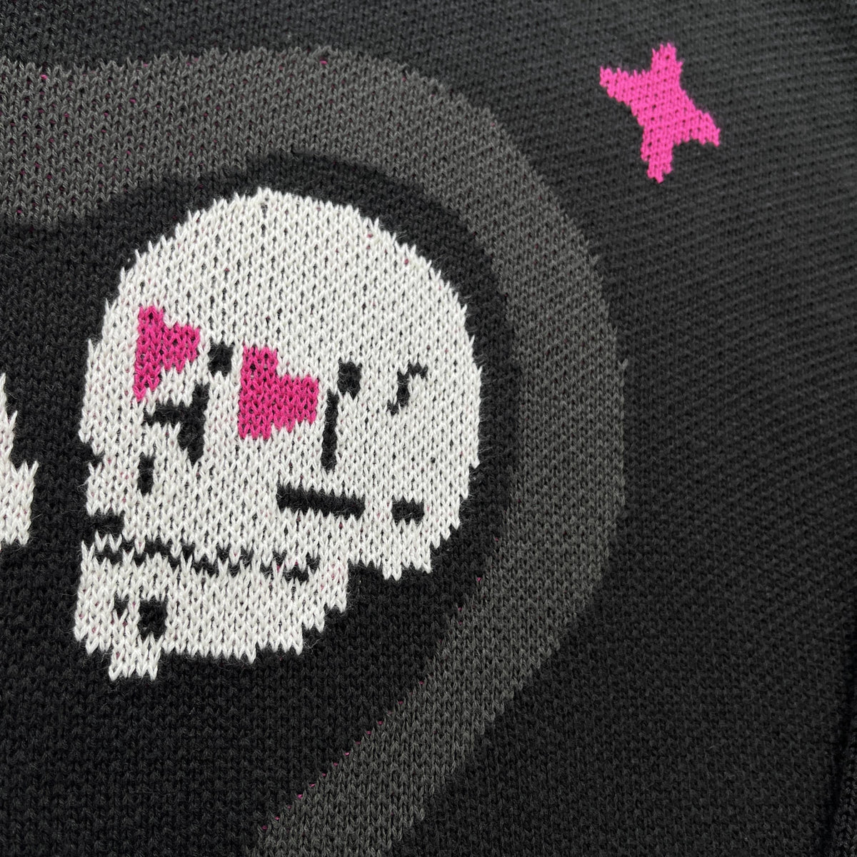 Broken P Skull Heart Sweater