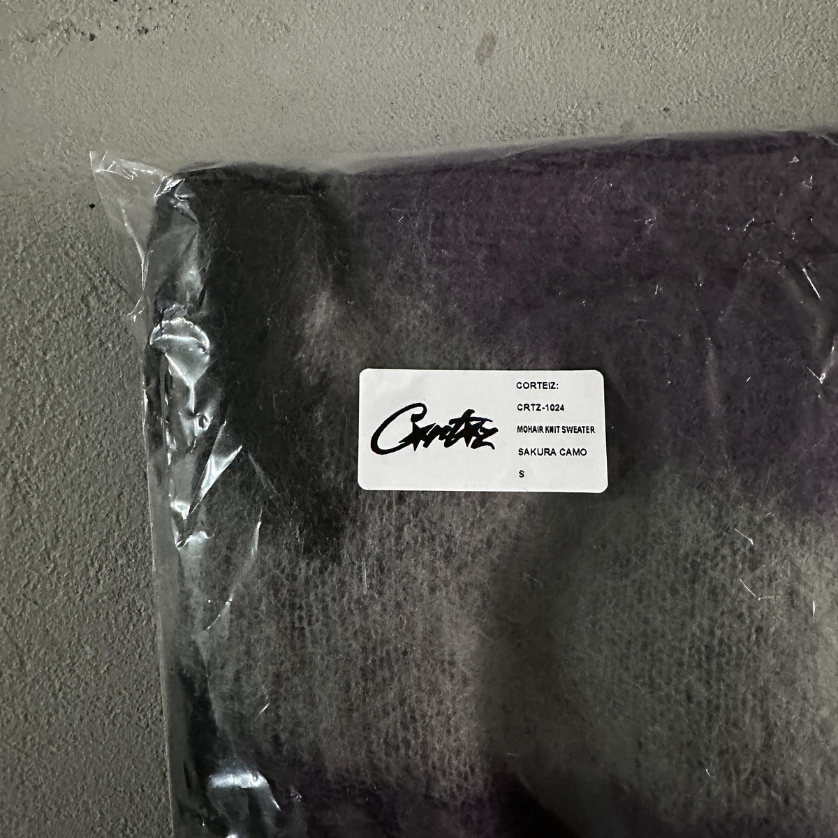 Corteiz Sweater Mohair Purple-camo