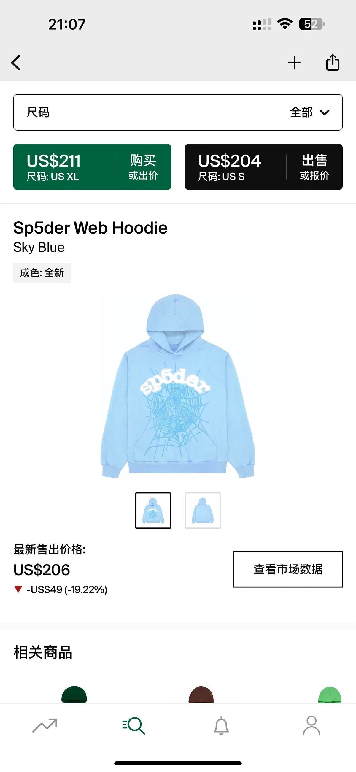 Sp5der Hoodie 1:1