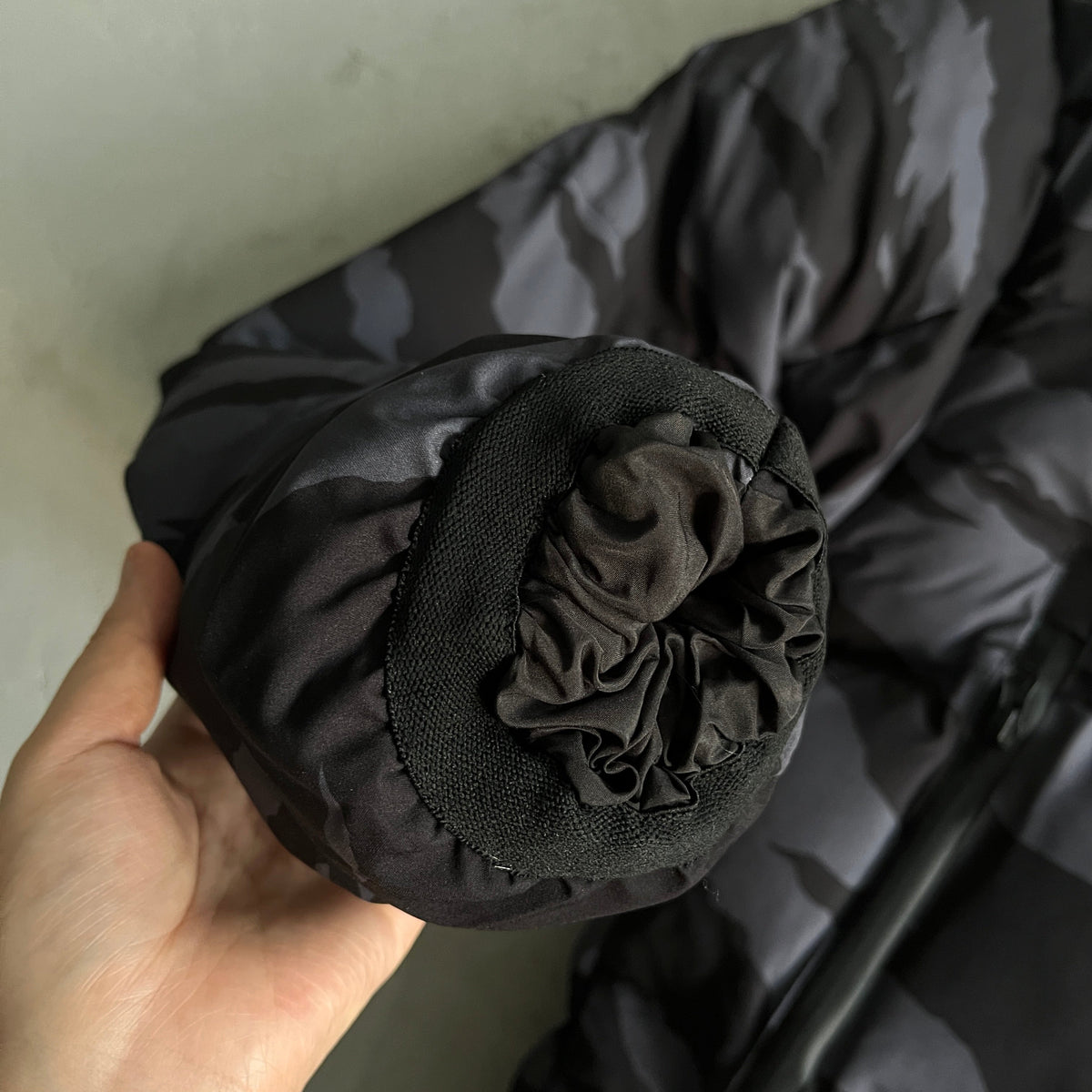 Trapstar Puffer Jacket Hyperdrive Technical Black Tiger Camo