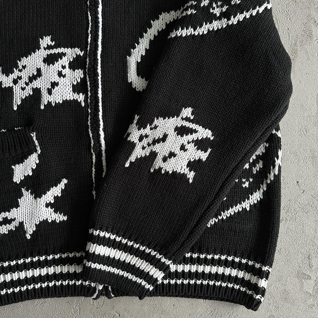 Corteiz heavy knit jacquard sweater