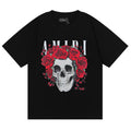 AMRI rose skull print T-Shirts