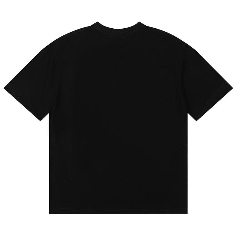 AMRI Staggered Logo Print Cotton Jersey T-Shirt