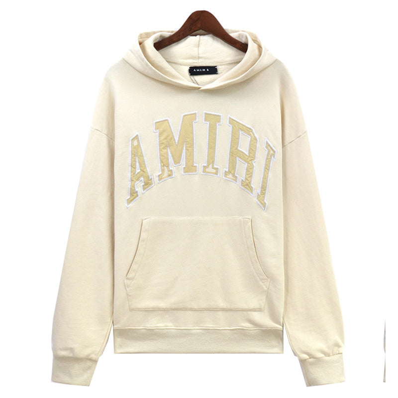 AMRI Logo-Appliqued Colour-Block Cotton-Jersey Hoodies
