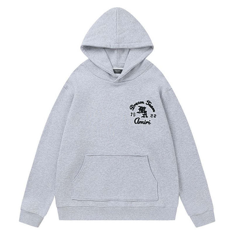 AMRI Embroidered-Logo Hoodies