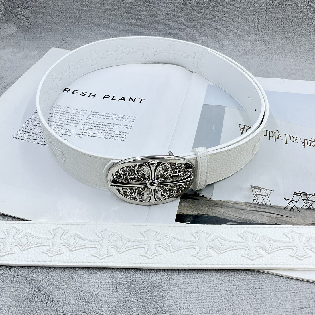 Chh Chrome Heart Belt Sacred Sword Cross Belt