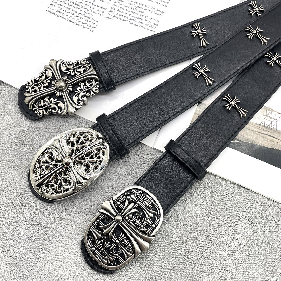 Chh Chrome Heart Belt Cross Belt Fashion