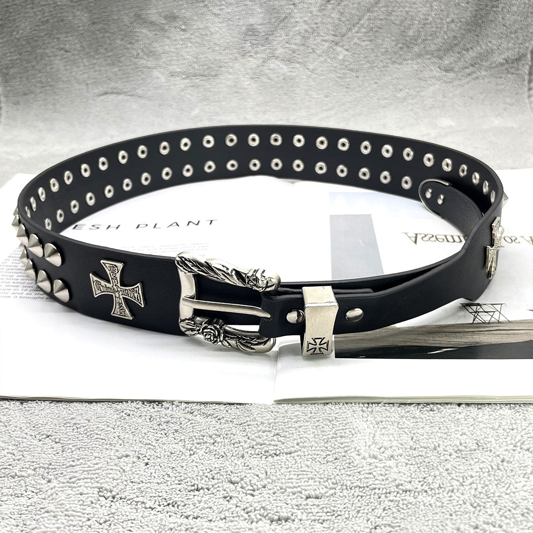 Chh Chrome Heart Belt Sacred Sword Cross Belt