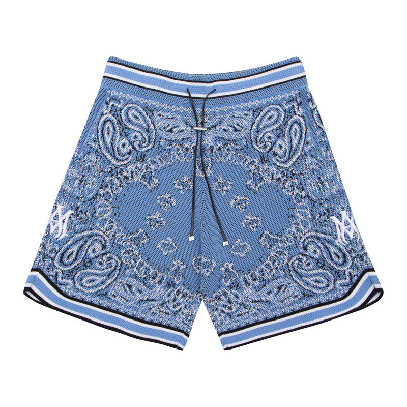AMRI Bandana Print B-Ball Drawstring Shorts