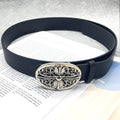 Chh Chrome Heart Belt Cross Leather Casual Versatile