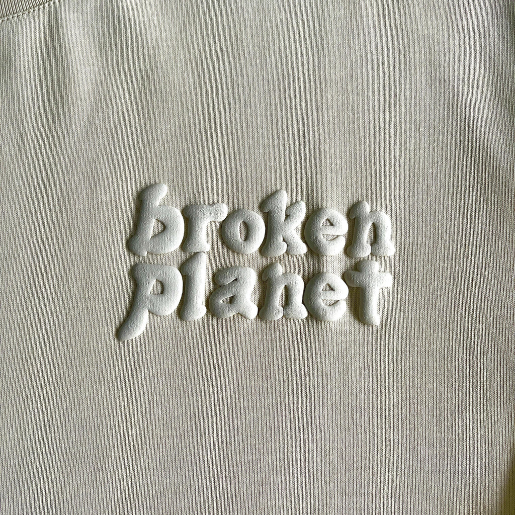 Broken P Basic Letter Short TShirt